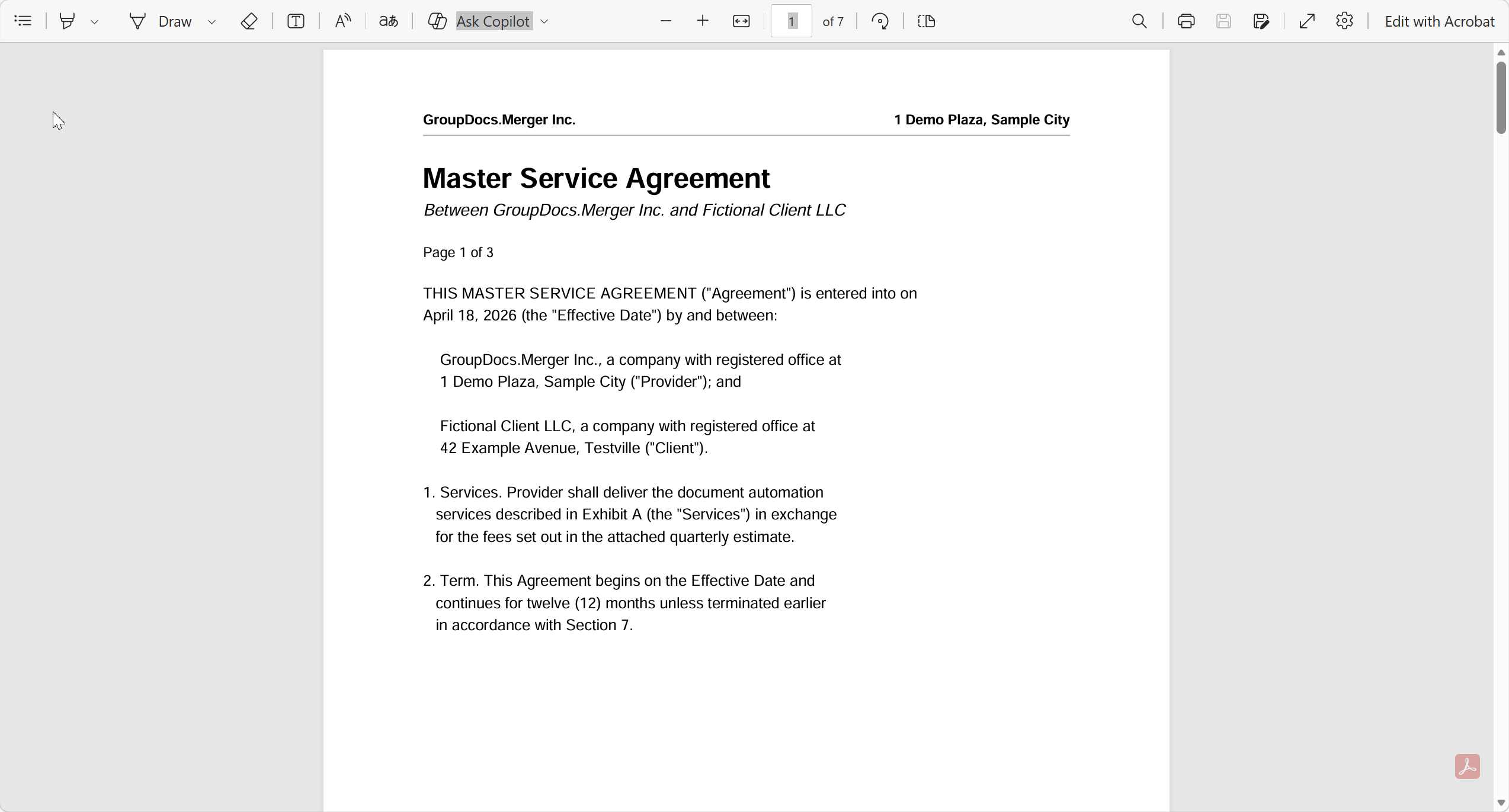 PDF binder produced from DOCX, XLSX, and PDF sources — captured from a live run